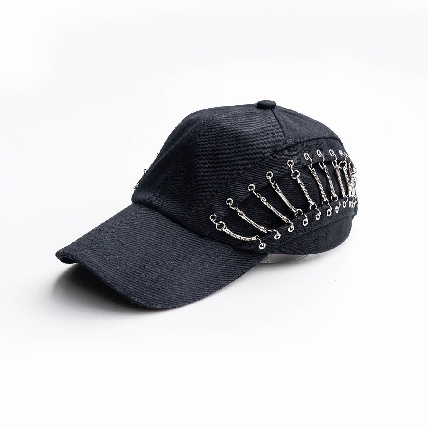 Reversible Snakebone Double-Layer Cap - avant-garde cap - Avant-Garde Double-Layer Snakebone Cap for Stylish Wear - Main view
