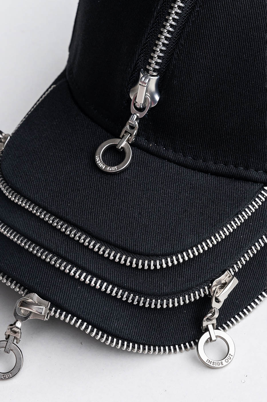 Reversible Triple-Layer Zipper Hat -  triple-layer hat - Reversible Triple-Layer Zipper Hat for Stylish Comfort - View 6