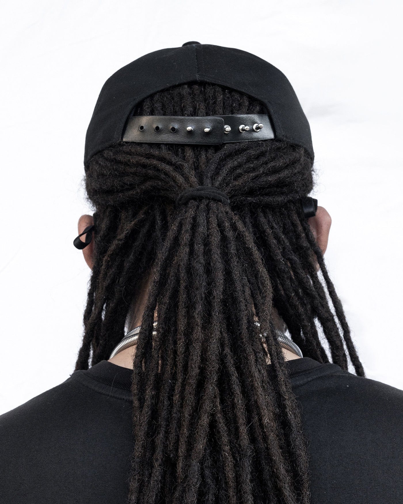 Reversible Zip Rivet Hat -  casual street style - Reversible Baseball Cap with Zipper and Rivet Details - View 10