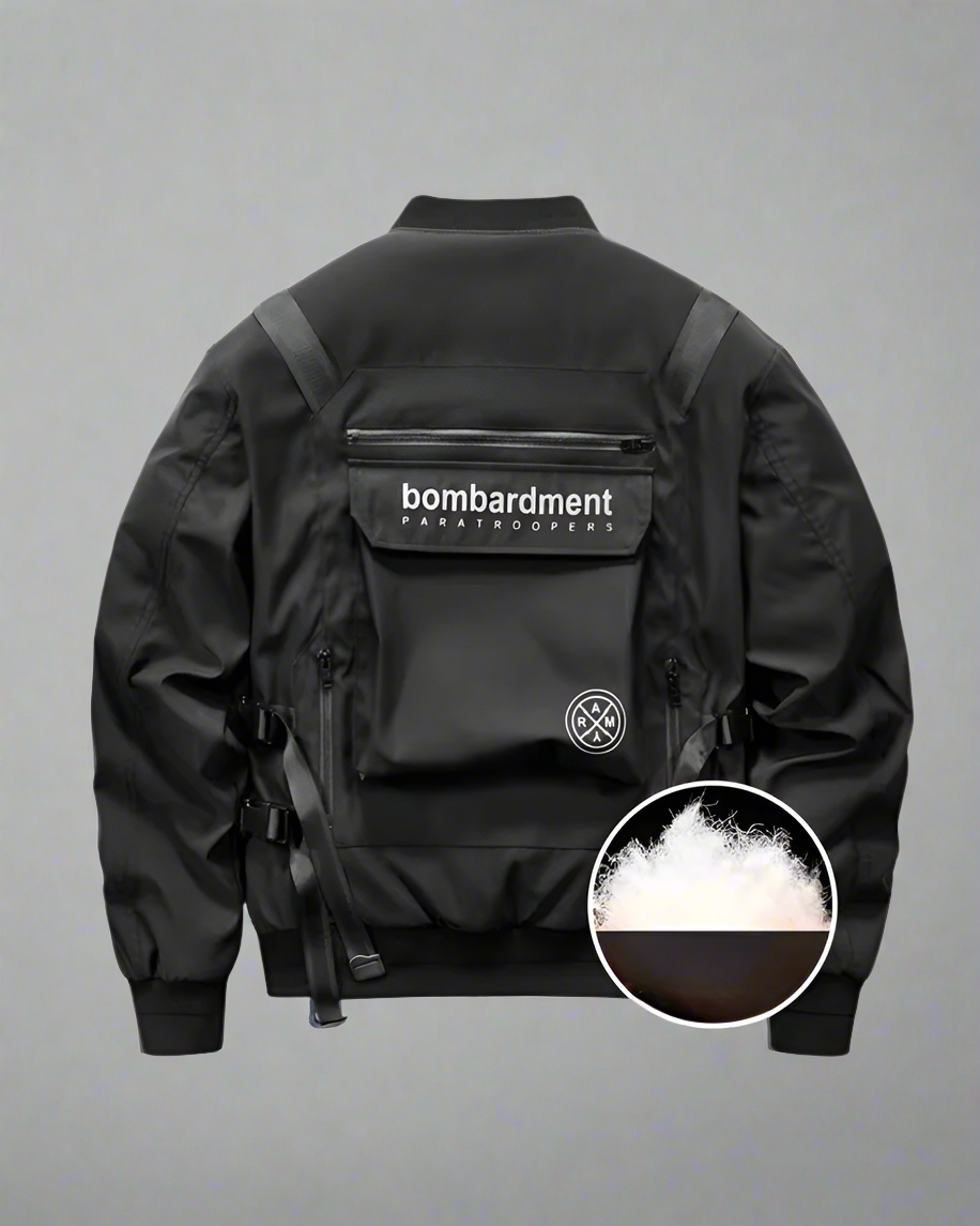 Revolutionary Bomber Jacket Backpack -  techwear - Versatile Bomber Jacket for Urban Adventures - View 5