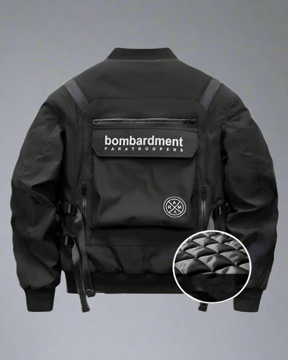 Revolutionary Bomber Jacket Backpack -  everyday wear jacket - Versatile Bomber Jacket for Urban Adventures - View 4