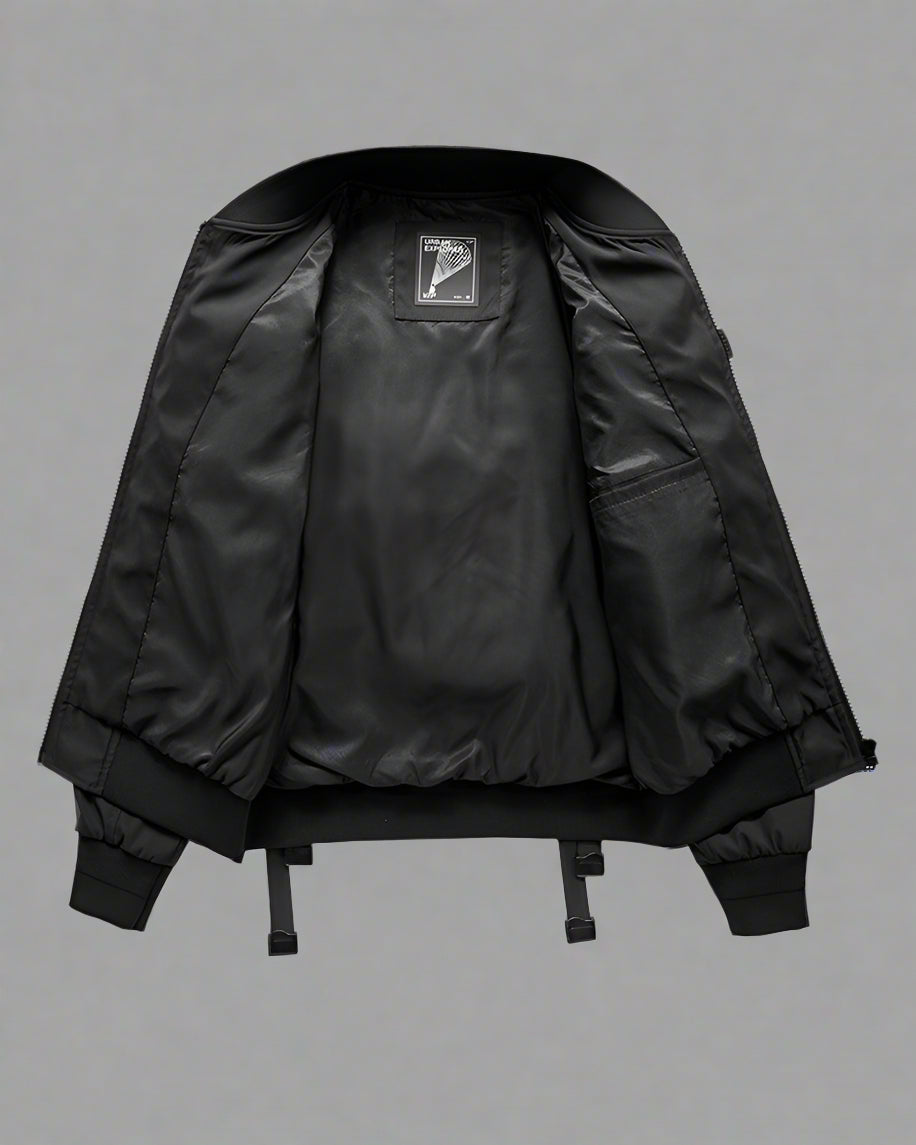 Revolutionary Bomber Jacket Backpack - modern bomber jacket - Versatile Bomber Jacket for Urban Adventures - View 2