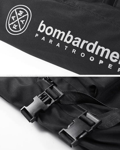 Revolutionary Bomber Jacket Backpack -  black jacket - Versatile Bomber Jacket for Urban Adventures - View 10