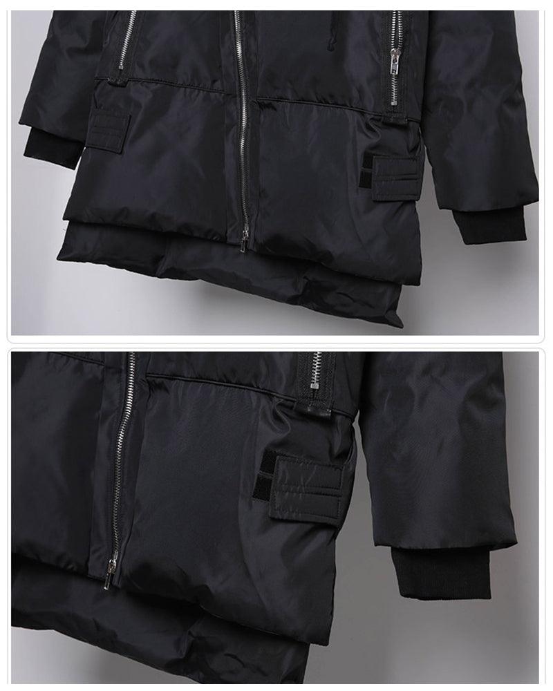 Revolutionary Long Winter Tech Jacket -  black jacket - Stylish Long Winter Tech Jacket for Ultimate Comfort - View 13