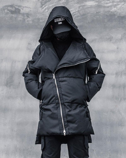 Revolutionary Long Winter Tech Jacket - futuristic winter jacket - Stylish Long Winter Tech Jacket for Ultimate Comfort - Main view