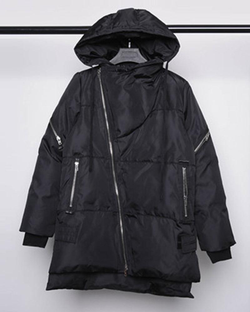 Revolutionary Long Winter Tech Jacket - futuristic winter jacket - Stylish Long Winter Tech Jacket for Ultimate Comfort - View 10