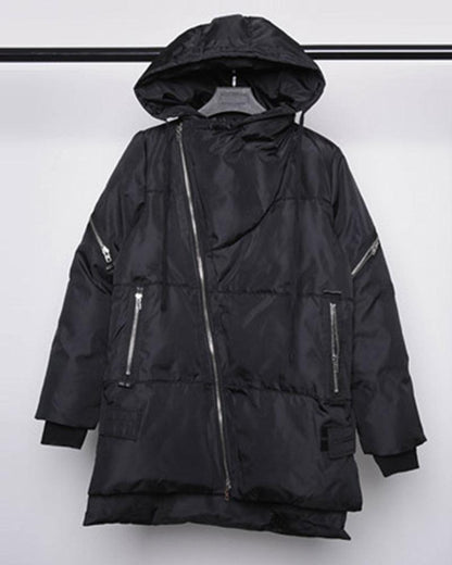 Revolutionary Long Winter Tech Jacket - futuristic winter jacket - Stylish Long Winter Tech Jacket for Ultimate Comfort - View 10