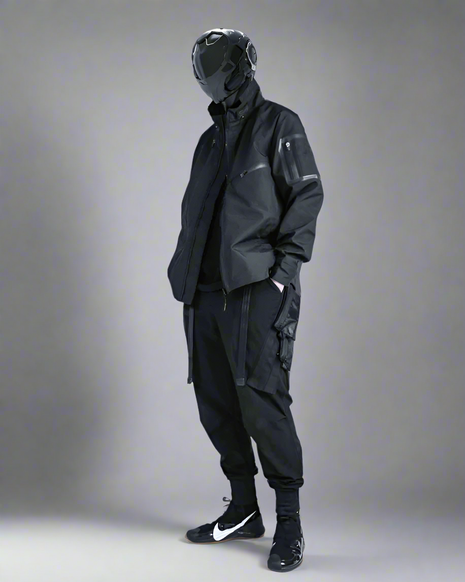 Revolutionary Waterproof Cyberpunk Jacket -  cyberpunk jacket - Waterproof Cyberpunk Jacket for Urban Adventures - View 3