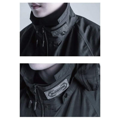 Revolutionary Waterproof Cyberpunk Jacket - futuristic techwear jacket - Waterproof Cyberpunk Jacket for Urban Adventures - View 8
