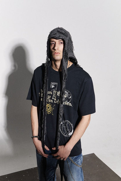 Ripped Bunny Ears Durag -  durag - Gothic Bunny Ears Durag for Bold Style - View 4