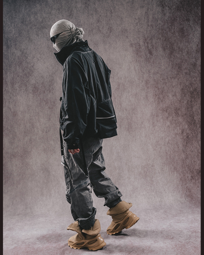 Rugged 3D Distressed Cargo Pants -  distressed pants - Rugged 3D Distressed Cargo Pants for Modern Style - View 12