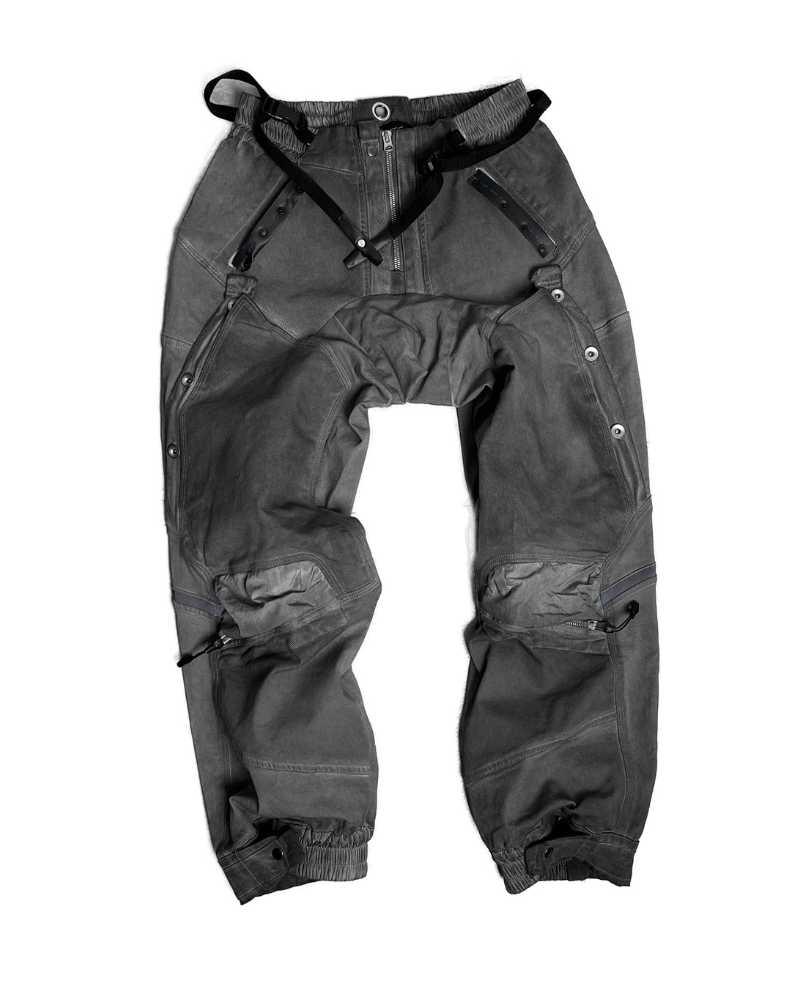 Rugged 3D Distressed Cargo Pants -  outdoor cargo pants - Rugged 3D Distressed Cargo Pants for Modern Style - View 13