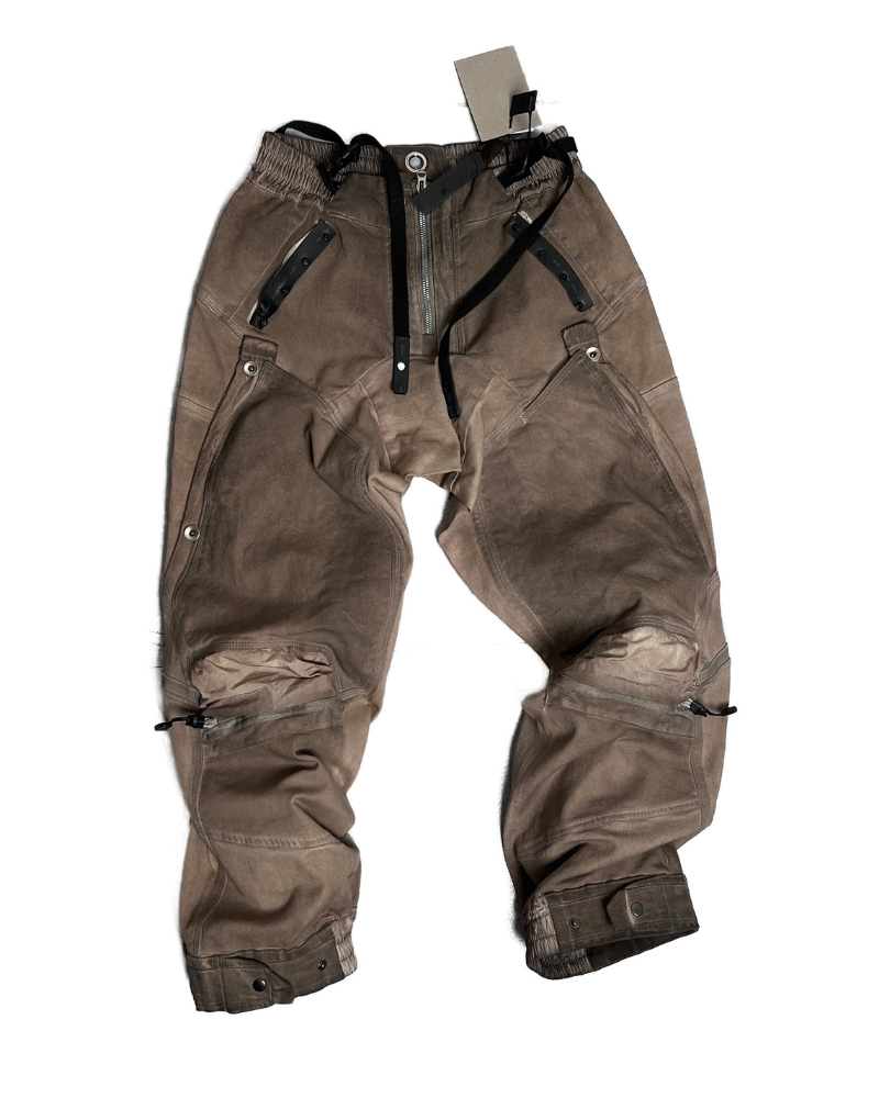 Rugged 3D Distressed Cargo Pants -  stylish pants - Rugged 3D Distressed Cargo Pants for Modern Style - View 14
