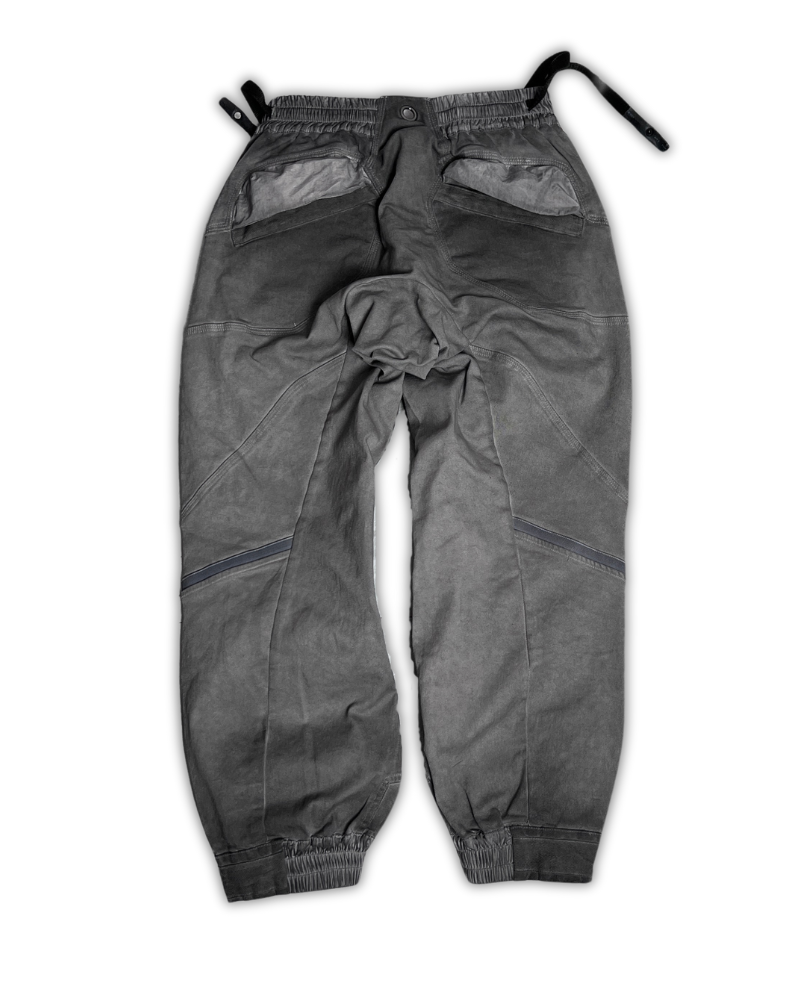 Rugged 3D Distressed Cargo Pants -  techwear - Rugged 3D Distressed Cargo Pants for Modern Style - View 15