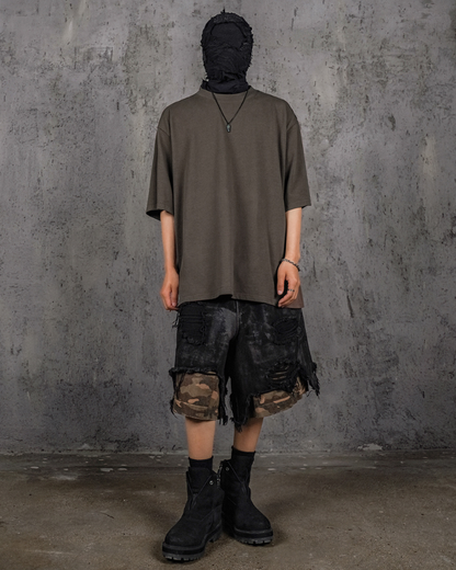 Rugged Camo Cargo Shorts -  durable outdoor shorts - Rugged Camo Cargo Shorts for Stylish Adventures - View 5