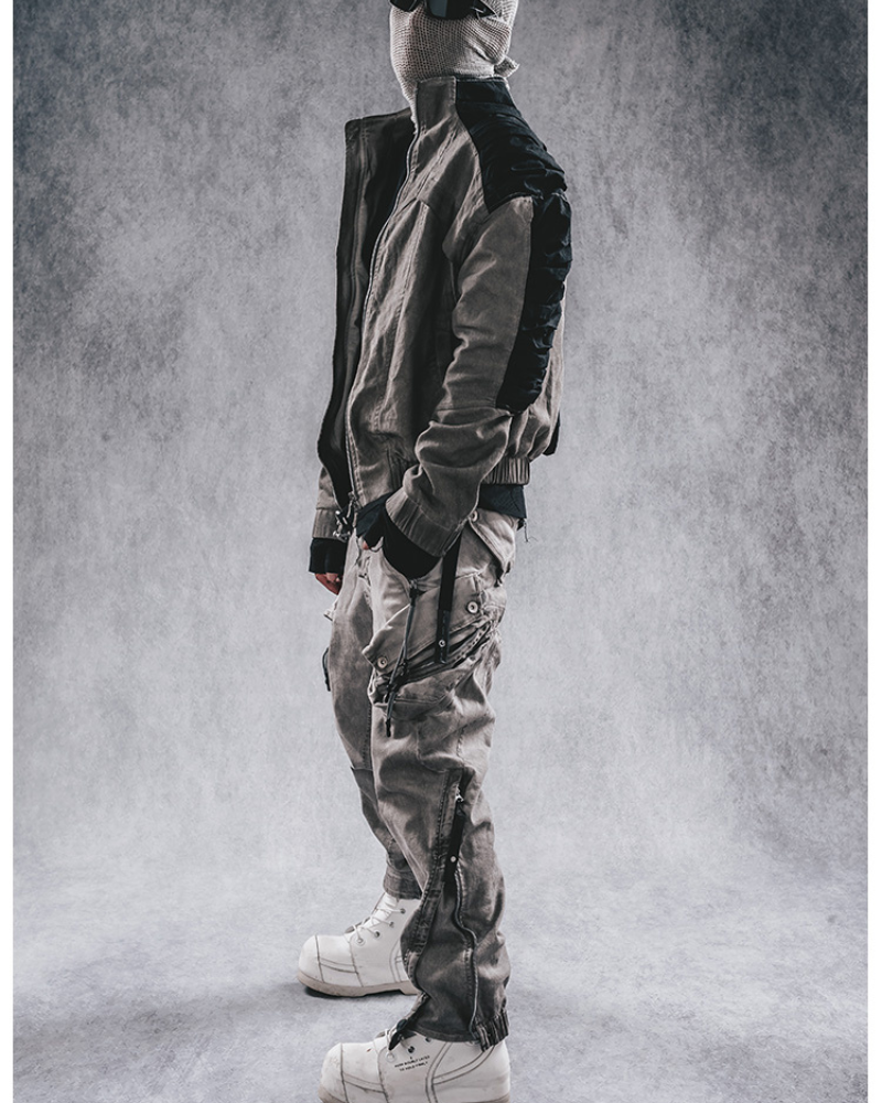 Rugged Distressed Cargo Pants - cargo pants - Rugged Distressed Cargo Pants for Urban Exploration - View 9