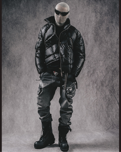 Rugged Distressed Cargo Pants -  distressed - Rugged Distressed Cargo Pants for Urban Exploration - View 12