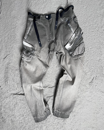 Rugged Distressed Cargo Pants -  rugged - Rugged Distressed Cargo Pants for Urban Exploration - View 13