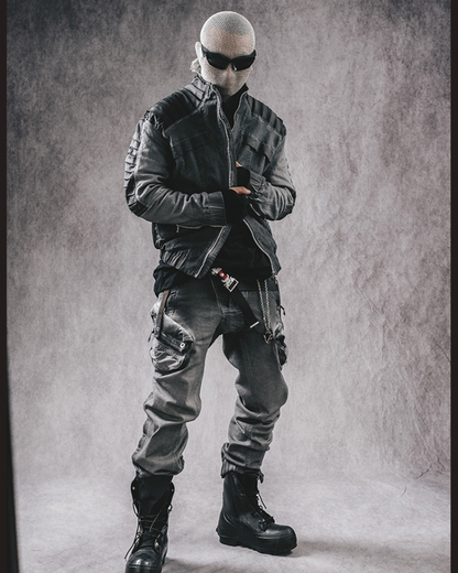 Rugged Distressed Cargo Pants - stylish cargo pants - Rugged Distressed Cargo Pants for Urban Exploration - View 10