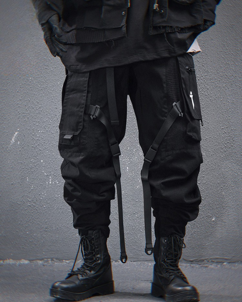 Rugged Utility Cargo Trousers - cargo trousers - Rugged Utility Cargo Trousers for Versatile Wear - View 2