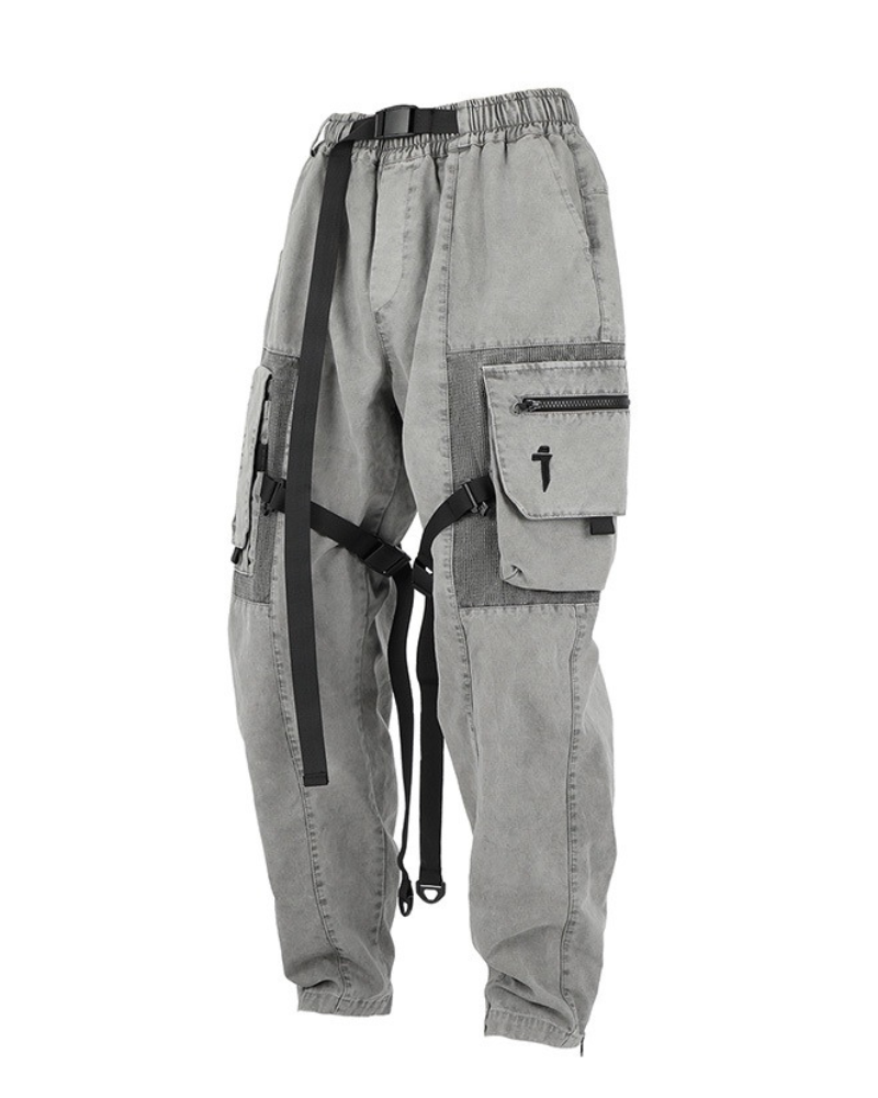 Rugged Utility Cargo Trousers -  style and utility - Rugged Utility Cargo Trousers for Versatile Wear - View 7