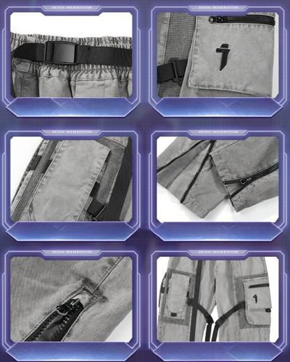 Rugged Utility Cargo Trousers -  versatile wear - Rugged Utility Cargo Trousers for Versatile Wear - View 9