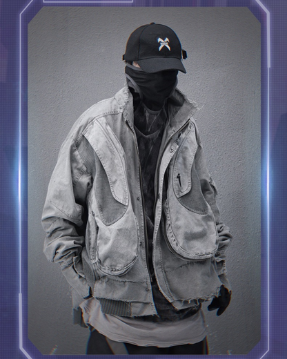 Rugged Washed Paratrooper Jacket -  unisex jacket - Rugged Washed Paratrooper Jacket for All Styles - View 7