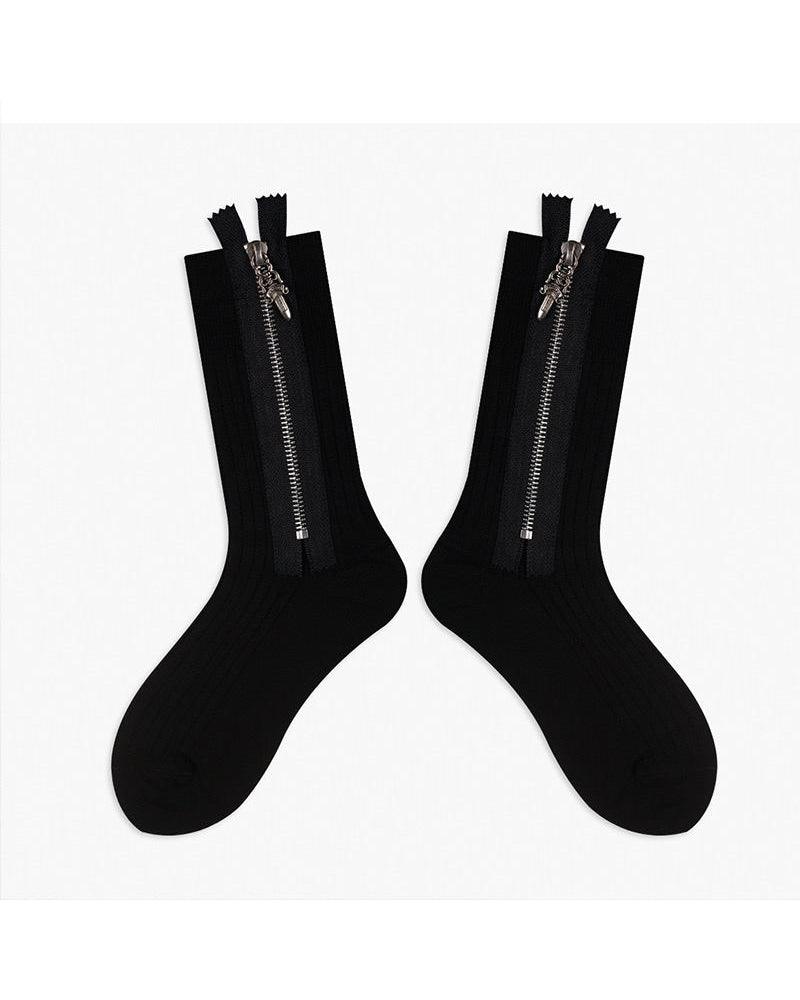 Samurai-Inspired Zippered Sports Socks - techwear aesthetics - Samurai-Inspired Zippered Sports Socks for Everyday Comfort - View 2