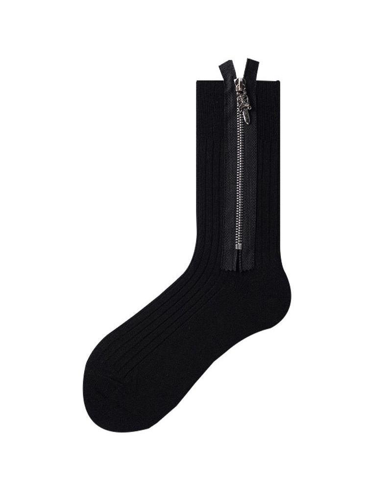 Socks - Samurai-Inspired Zippered Sports Socks - techwear socks by Imaphotic