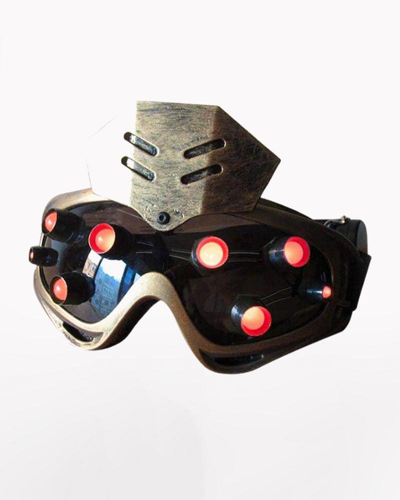 Ensemble de lunettes et de masque futuristes