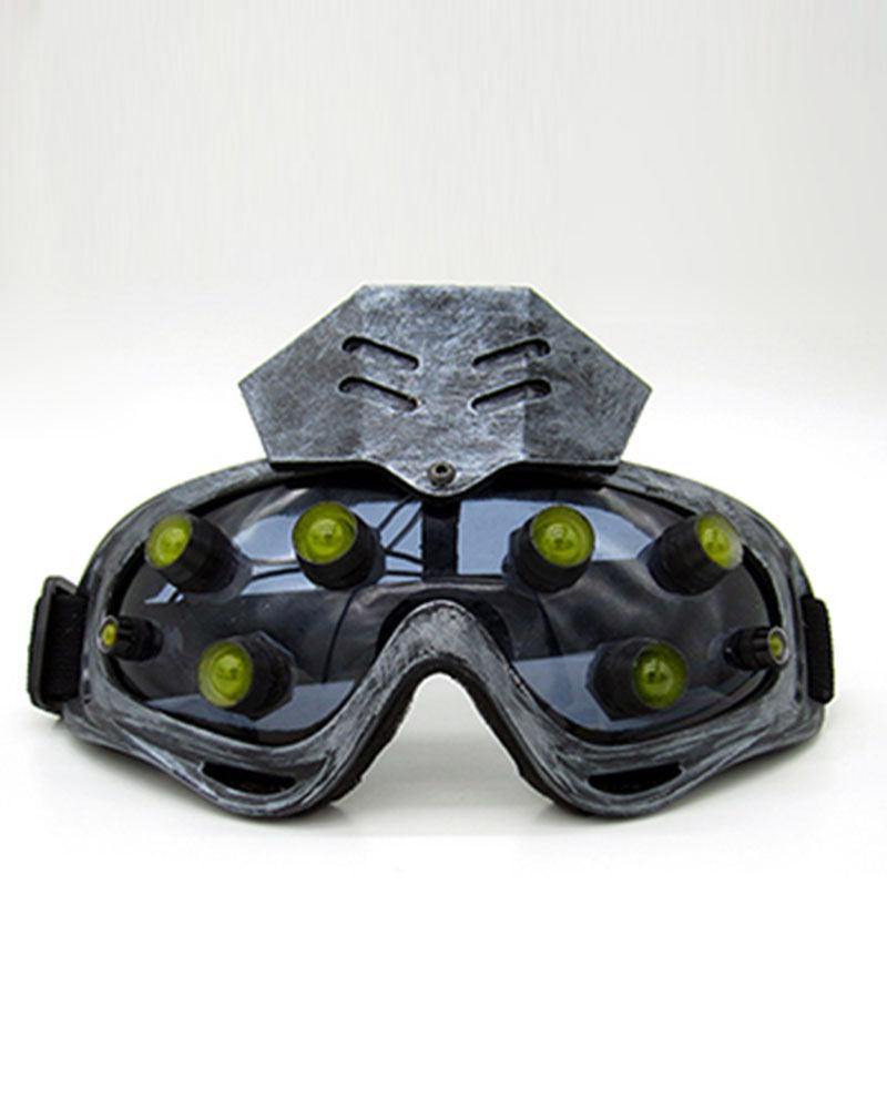 Ensemble de lunettes et de masque futuristes