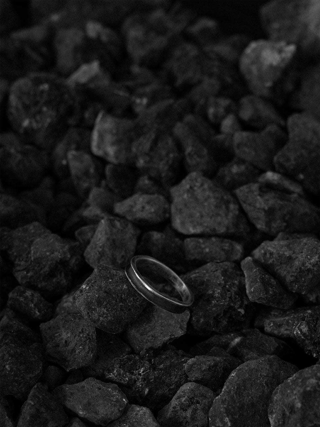 Silver Cross Engraved Underwater Ring -  stylish accessories - Silver Cross Engraved Underwater Ring in Sterling Silver - View 7