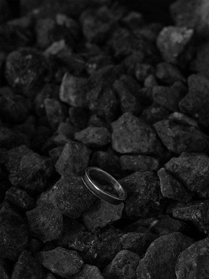 Silver Cross Engraved Underwater Ring -  stylish accessories - Silver Cross Engraved Underwater Ring in Sterling Silver - View 7