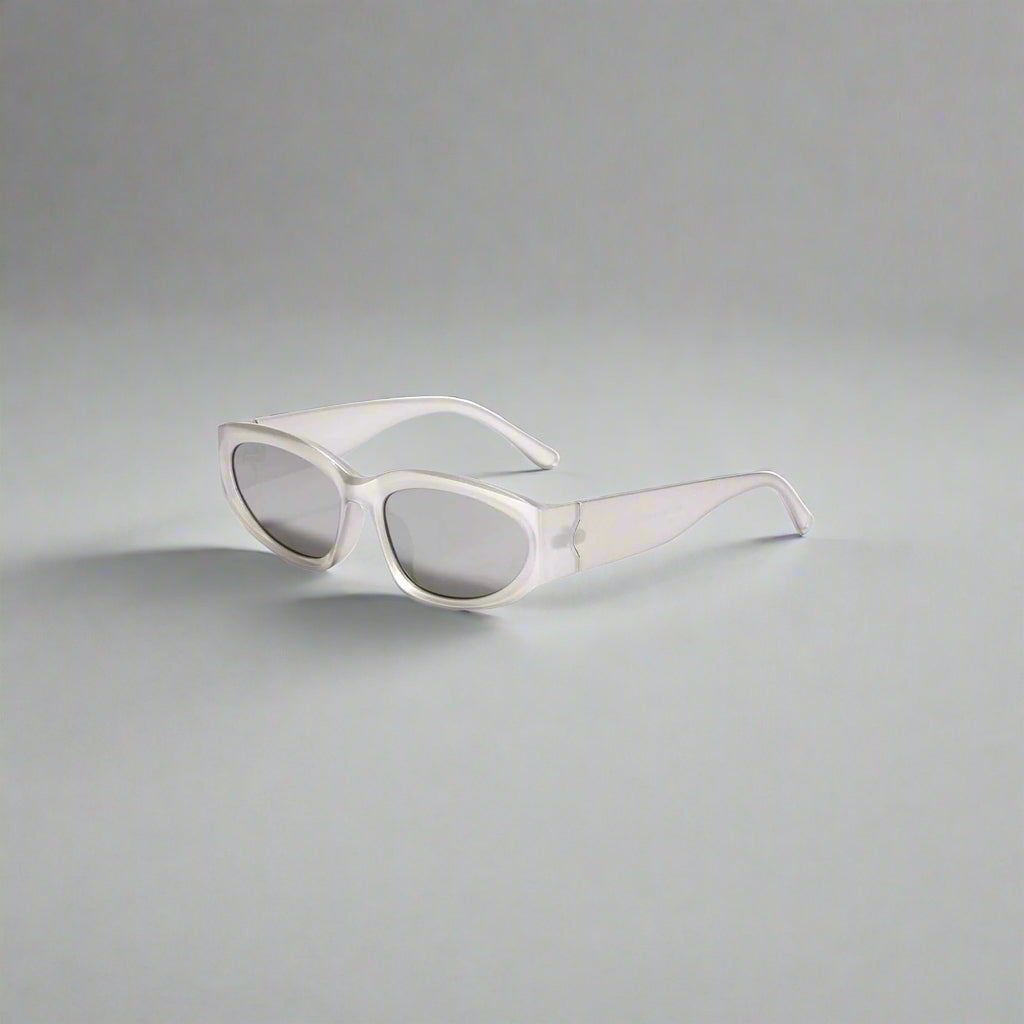 Silver Shimmer Sunglasses -  fashion accessories - Chic Silver Shimmer Sunglasses for Effortless Style - View 5