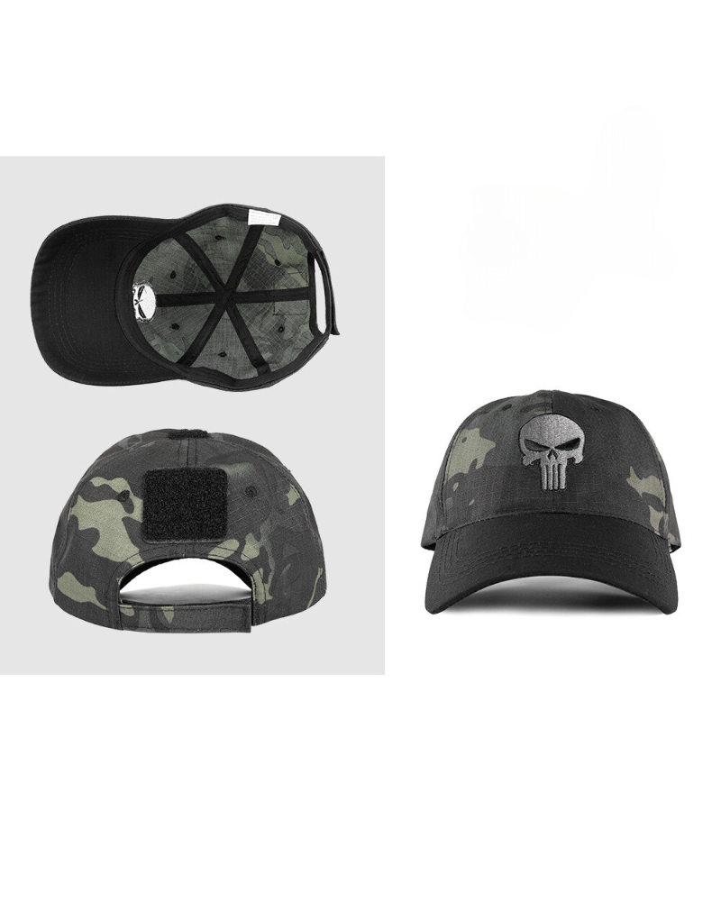 Skull Camo Tactical Cap -  unisex tactical cap - Skull Camo Tactical Cap for Outdoor Activities - View 14
