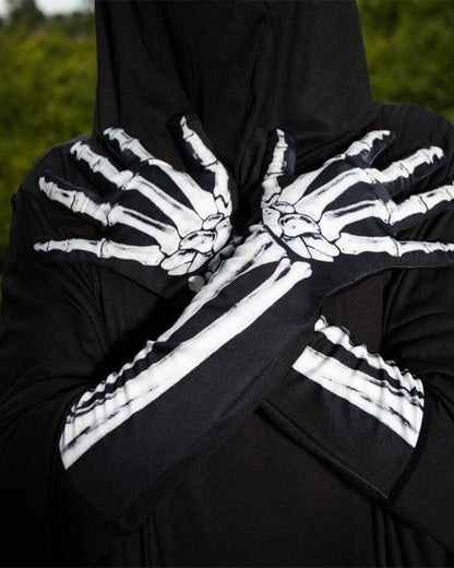 Skull Design Outdoor Balaclava & Gloves - balaclava - Skull Design Balaclava and Gloves for Outdoor Activities - View 10