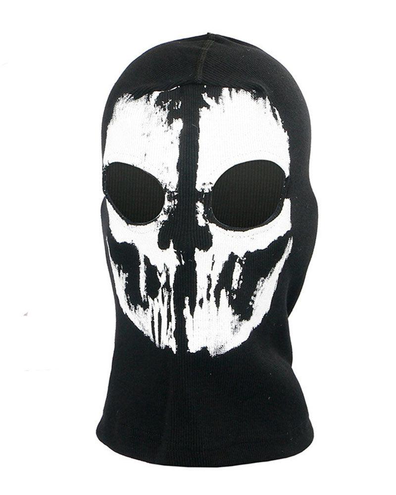Skull Design Outdoor Balaclava & Gloves -  skull design - Skull Design Balaclava and Gloves for Outdoor Activities - View 8