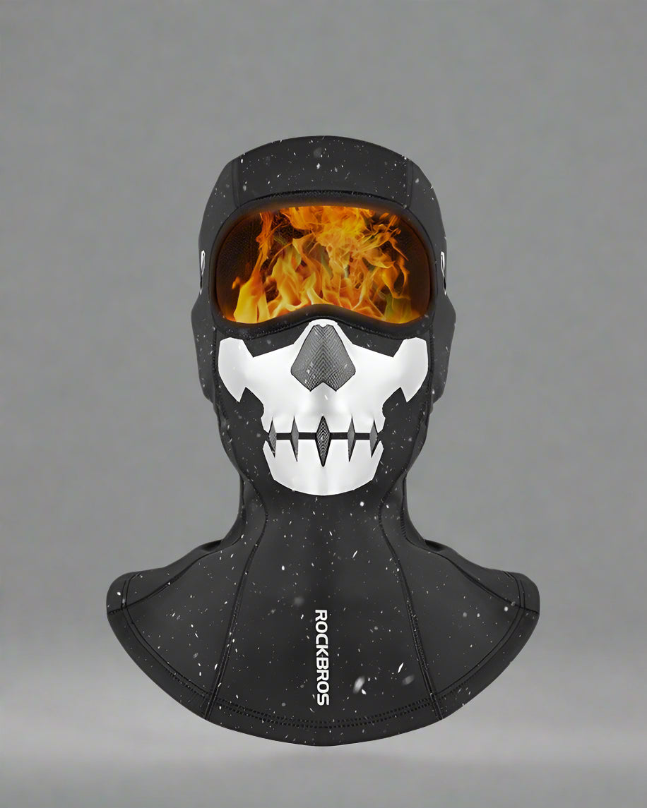 Skull Face Outdoor Balaclava -  breathable outdoor mask - Skull Face Outdoor Balaclava for Cold Weather Activities - View 3