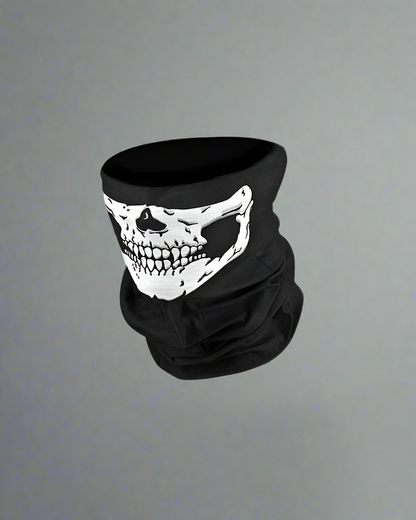 Skull Print Cycling Face Mask - cycling mask - Skull Print Cycling Face Mask for Outdoor Adventures - Main view