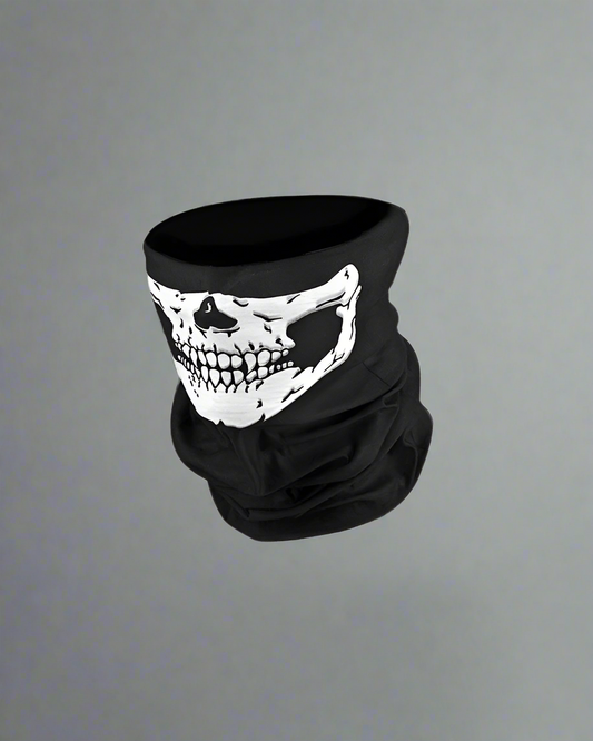 Skull Print Cycling Face Mask - cycling mask - Skull Print Cycling Face Mask for Outdoor Adventures - Main view
