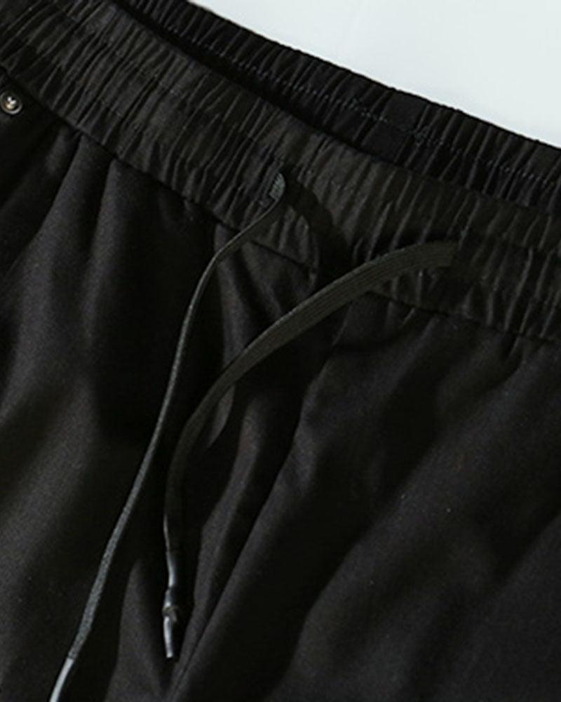 Sleek Black Cargo Joggers -  stylish cargo pants - Sleek Black Cargo Joggers for Style and Comfort - View 6