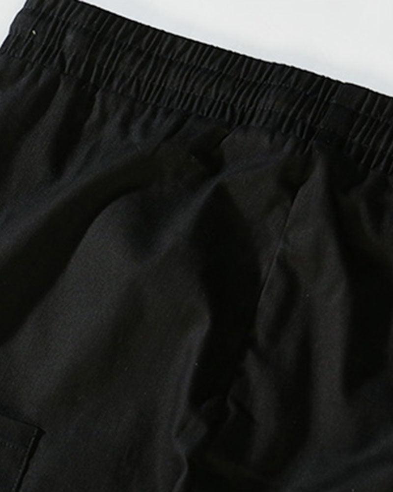 Sleek Black Cargo Joggers - versatile joggers - Sleek Black Cargo Joggers for Style and Comfort - View 8