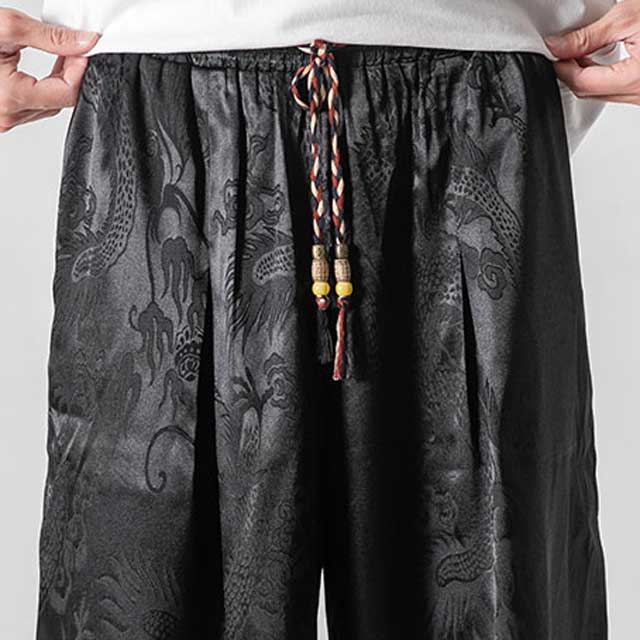 Sleek Hakama-Inspired Trousers - comfortable trousers - Modern Hakama-Inspired Trousers for Effortless Style - View 9