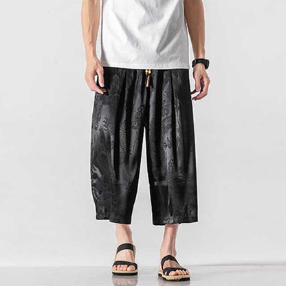 Sleek Hakama-Inspired Trousers -  versatile casual wear - Modern Hakama-Inspired Trousers for Effortless Style - View 8