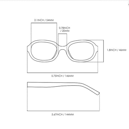 Sleek Matte Black Oval Shades - stylish sunglasses - Chic Matte Black Oval Sunglasses with UV Protection - View 9