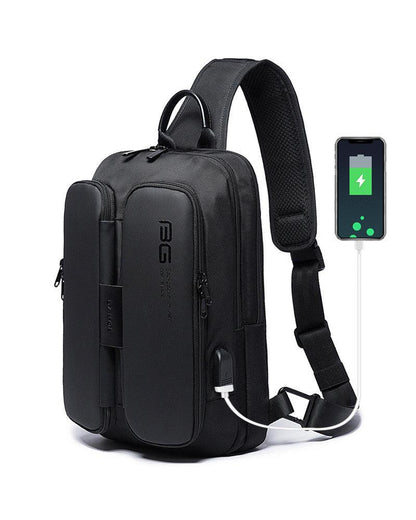 Sleek Tech Sling Backpack - sling backpack - Sleek Tech Sling Backpack with USB Port - View 8