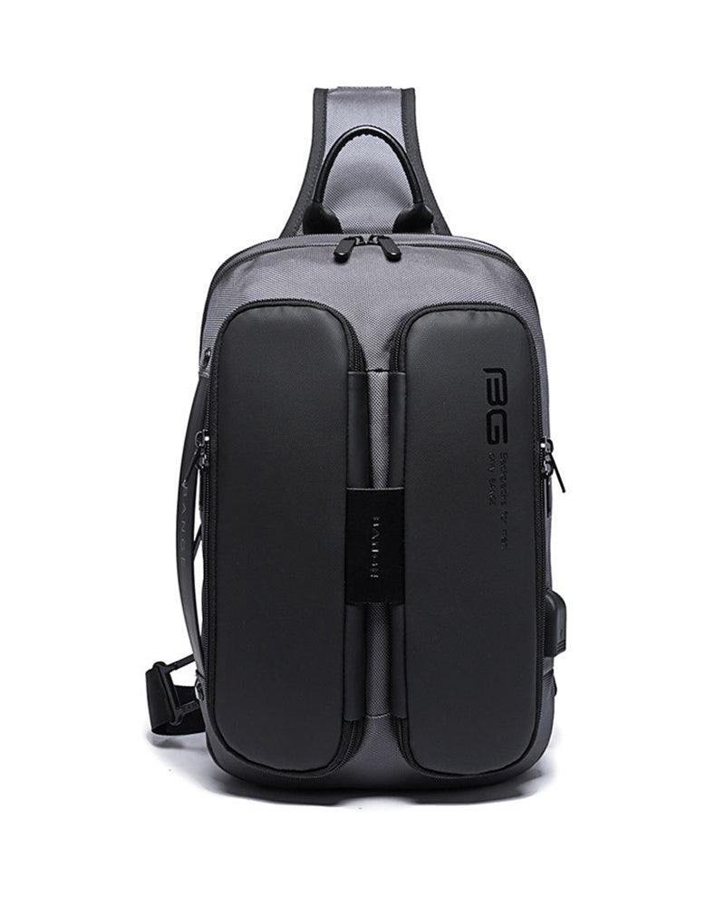 Sleek Tech Sling Backpack -  techwear bag - Sleek Tech Sling Backpack with USB Port - View 11