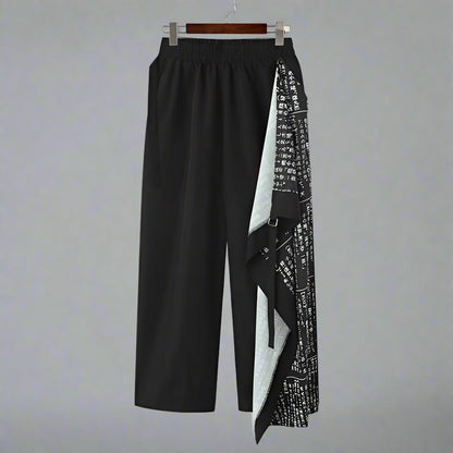 Sleek Wide-Leg Hakama Trousers -  formal wear - Sleek Wide-Leg Hakama Trousers for Modern Style - View 5