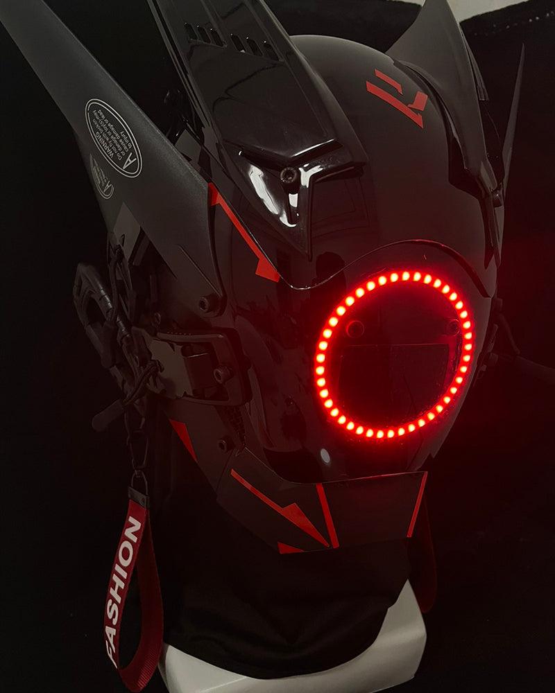 Smart LED Cyberpunk Helmet - cyberpunk helmet - LED Cyberpunk Helmet for Creative Costume Adventures - View 2