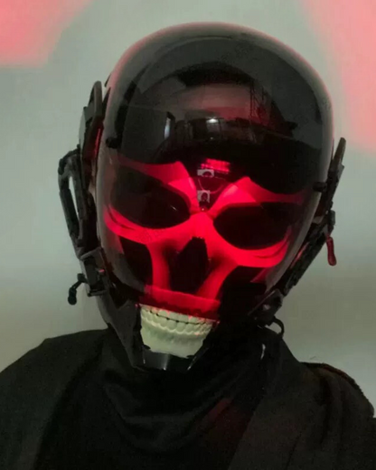 Smart LED Skull Cyberpunk Helmet - adjustable led helmet - Cyberpunk LED Skull Helmet for Unique Style - View 8